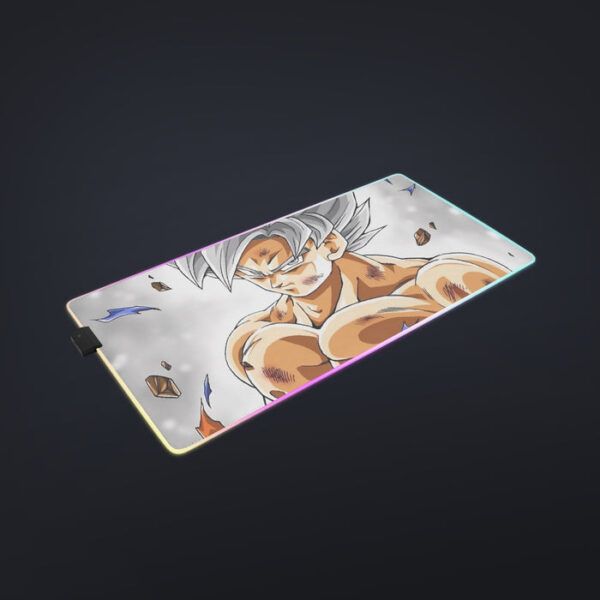 Goku Mastered Ultra Instinct cool LED Mouse Pad