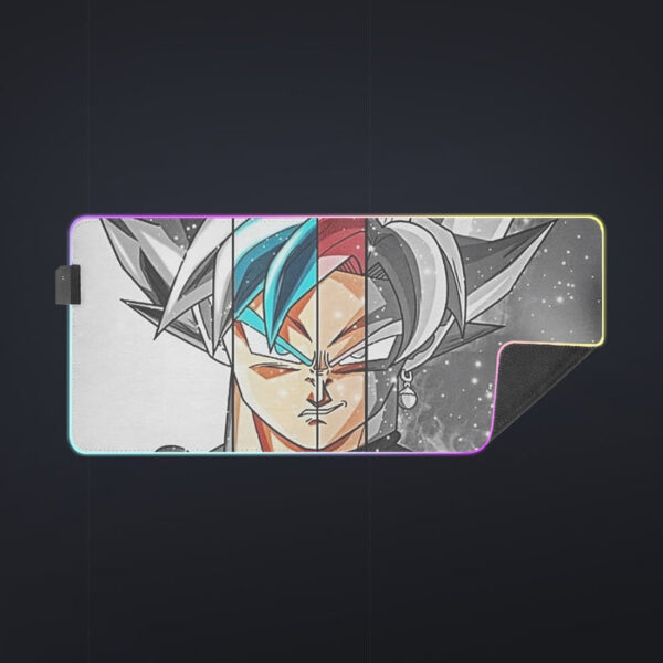 Dragon Ball Super All Super Saiyan Goku Forms cool LED  Mouse Pad