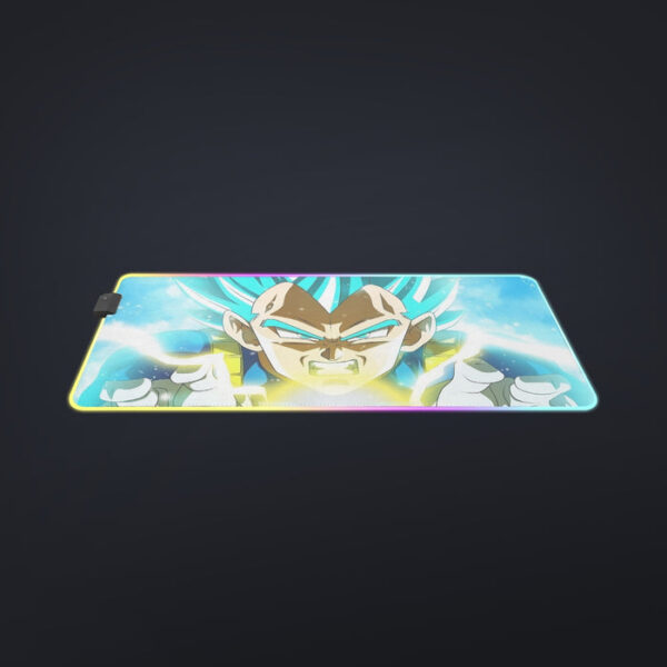 Dragon Ball Blue Vegeta Super Saiyan God Kamehameha cool LED Mouse Pad