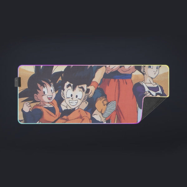 Dragon Ball Son Goku Happy Family cool  LED  Mouse Pad