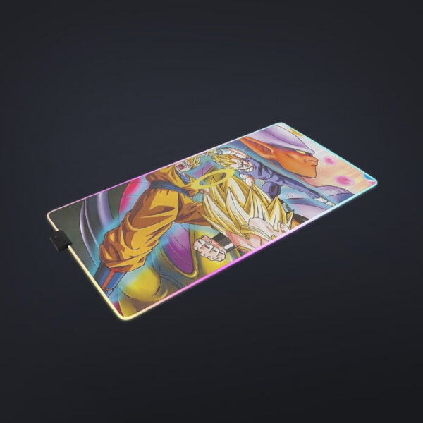 Dragon Ball Super Gogeta Super Saiyan Fusion Streetwear Design cool LED Mouse Pad