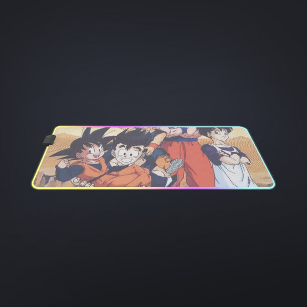 Dragon Ball Son Goku Happy Family cool  LED  Mouse Pad