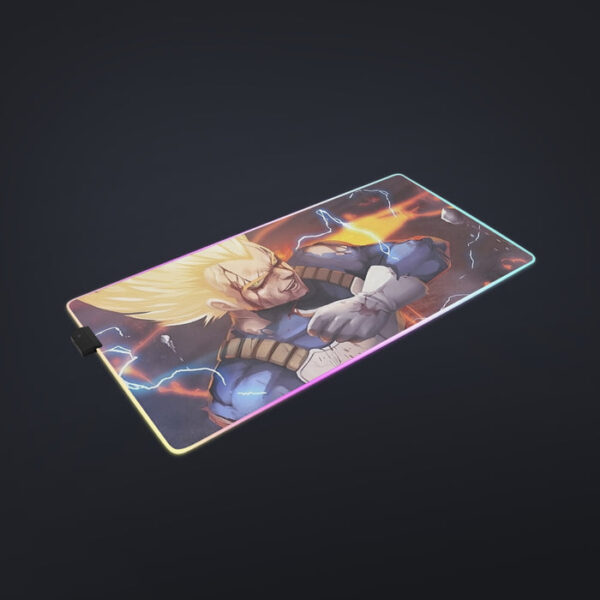 Dragon Ball Z Vegeta Super Saiyan Lightning Custom cool LED  Mouse Pad