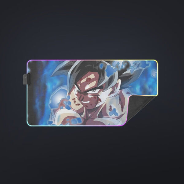 Dragon Ball Super Goku Blue Ultra Instinct Dope Grin cool LED Mouse Pad