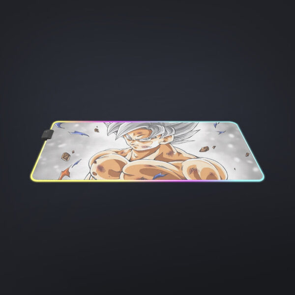 Goku Mastered Ultra Instinct cool LED Mouse Pad