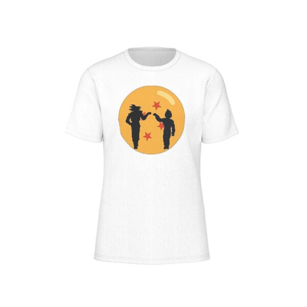 Minimalistic Goku And Vegeta Fist Bump Dragon Ball Z T-Shirt