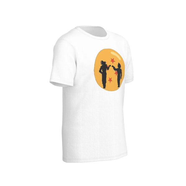 Minimalistic Goku And Vegeta Fist Bump Dragon Ball Z T-Shirt