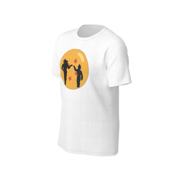 Minimalistic Goku And Vegeta Fist Bump Dragon Ball Z T-Shirt