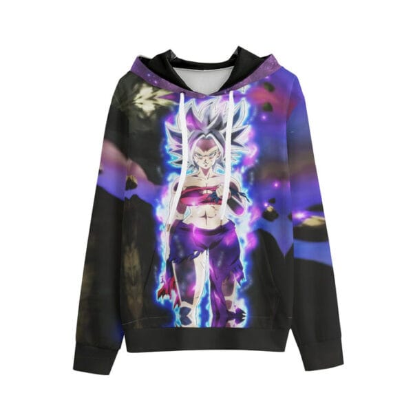 Dragon Ball Z Caulifla Battle Intuition Super Saiyan Hoodie