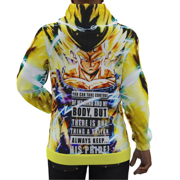 Dragon Ball Z The Pride Majin Vegeta Super Saiyan Hoodie