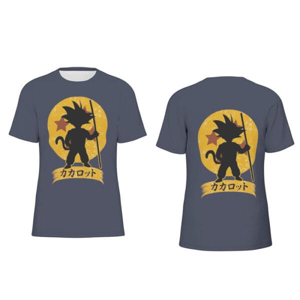 Kid Goku Vintage Navy T-Shirt