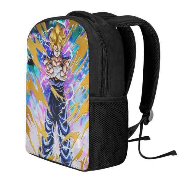 Dragon Ball Vegito Super Power Aura Thunder Earing Super Saiyan Backpack