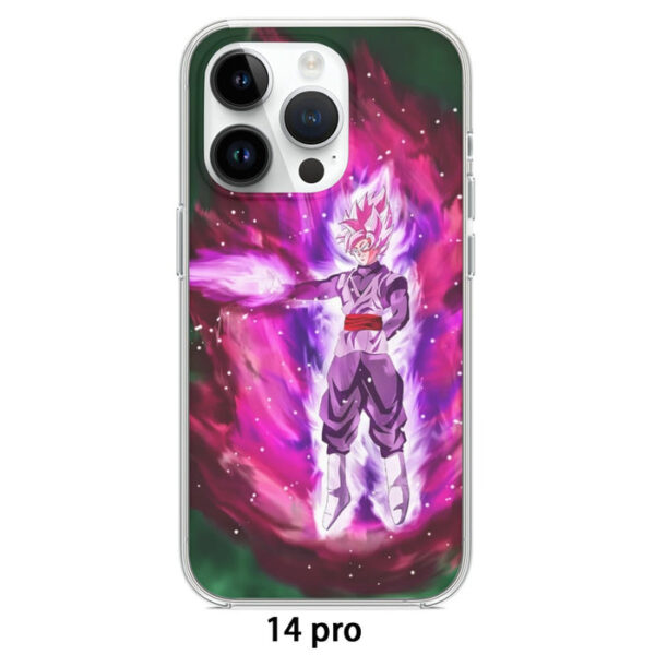 Goku Black Super Saiyan Rose Power Aura Streetwear Design Iphone 14 Case