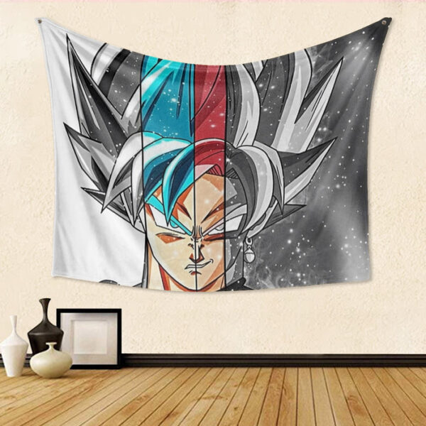 Dragon Ball Super All Super Saiyan Goku Forms Tapestry