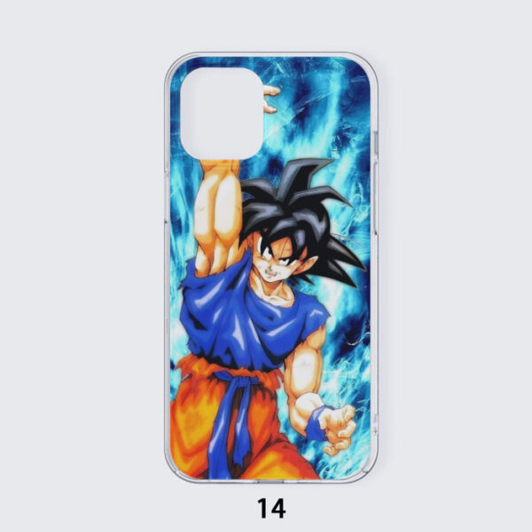 Dragon Ball Z Son Goku Cool Blue Aura Energy Ball Iphone 14 Case