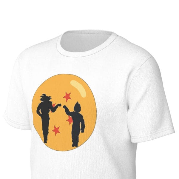 Minimalistic Goku And Vegeta Fist Bump Dragon Ball Z T-Shirt