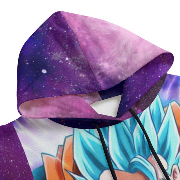 Dragon Ball Z Son Gohan Super Saiyan Blue Hair Hoodie