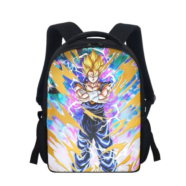 Dragon Ball Vegito Super Power Aura Thunder Earing Super Saiyan Backpack