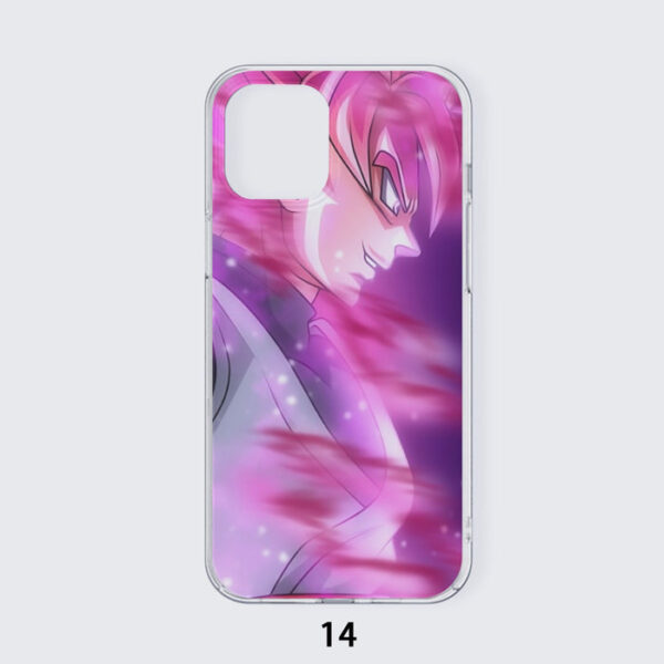 Dragon Ball Super Saiyan Black Goku Rose Cool Casual Iphone 14 Case