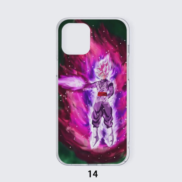 Goku Black Super Saiyan Rose Power Aura Streetwear Design Iphone 14 Case