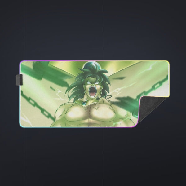 Dragon Ball Legendary Super Saiyan Broly 3D Full Print Streetwear Design cool LED Mouse Pad