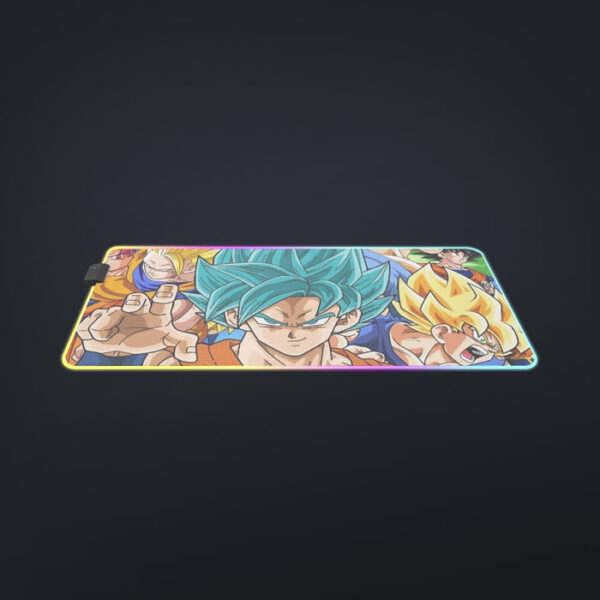 DBZ Goku Saiyan God Blue SSGSS Whis Symbol Cool Design cool LED  Mouse Pad