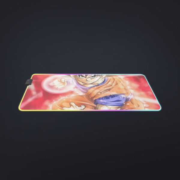 Dragon Ball Super Goku Red Kaioken Energy Epic Punch cool LED Mouse Pad