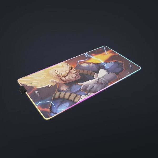 Dragon Ball Z Vegeta Super Saiyan Lightning Custom cool LED  Mouse Pad