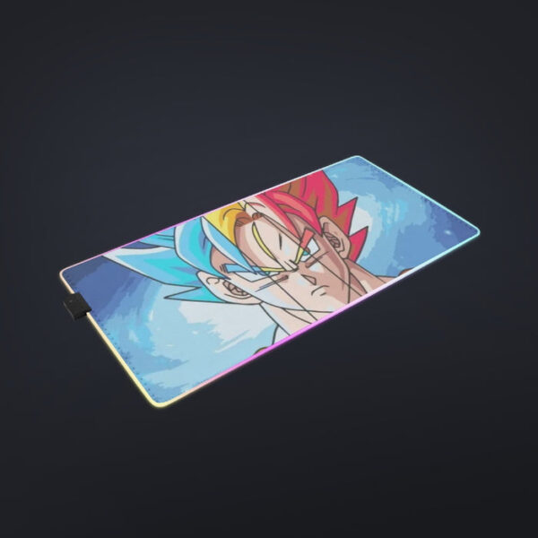 Dragon Ball Super Goku SSJ Blue God  LED Mouse Pad