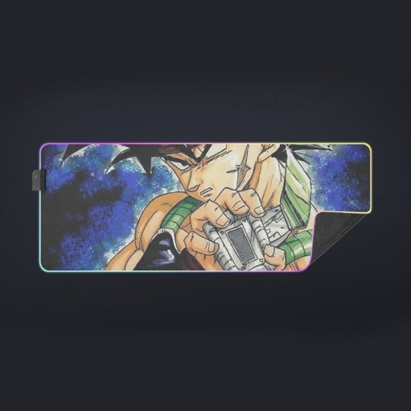 Dragon Ball Bardock Super Saiyan Goku Father Warrior Color Streetwear cool LED  Mouse Pad