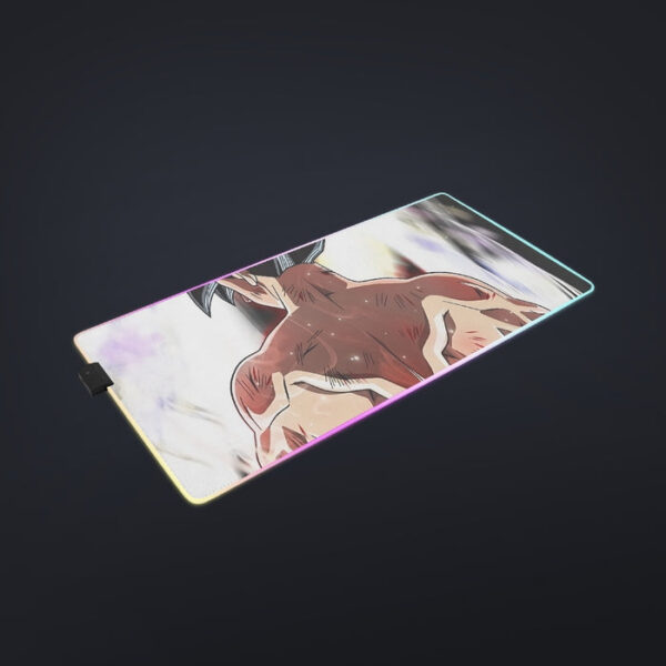 Dragon Ball Goku Damaged Battle Muscular Powerful Aura cool LED  Mouse Pad