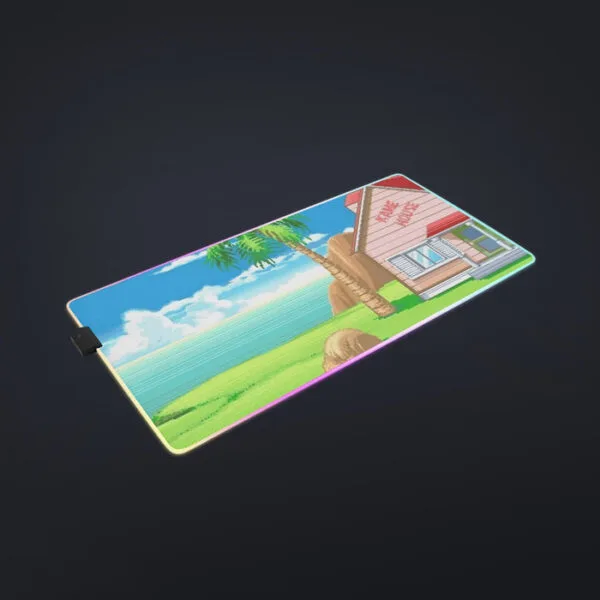 Dragon Ball Master Roshi's Kame House Cartoon Style cool LED Mouse Pad