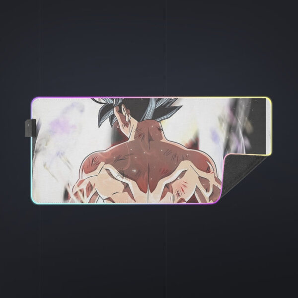 Dragon Ball Goku Damaged Battle Muscular Powerful Aura cool LED  Mouse Pad