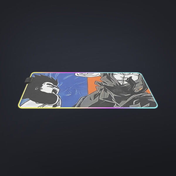 Red Goku And Blue Vegeta Fight Dragon Ball Z cool  LED  Mouse Pad