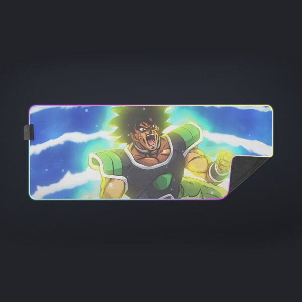 Dragon Ball Z Broly Wearing His Control Mechanism cool  LED Mouse Pad