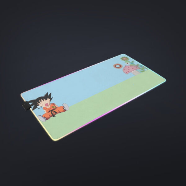 Dragon Ball Goku Kid Cute Day Dreamer Sleeping Anime Design  cool LED Mouse Pad