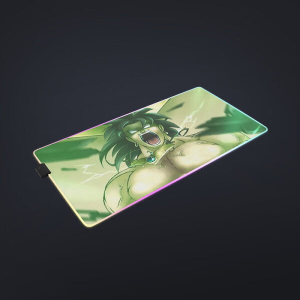 Dragon Ball Legendary Super Saiyan Broly 3D Full Print Streetwear Design cool LED Mouse Pad