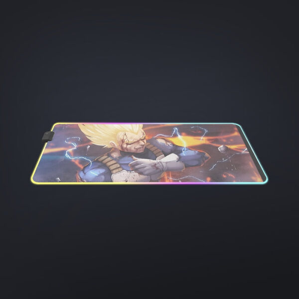 Dragon Ball Z Vegeta Super Saiyan Lightning Custom cool LED  Mouse Pad