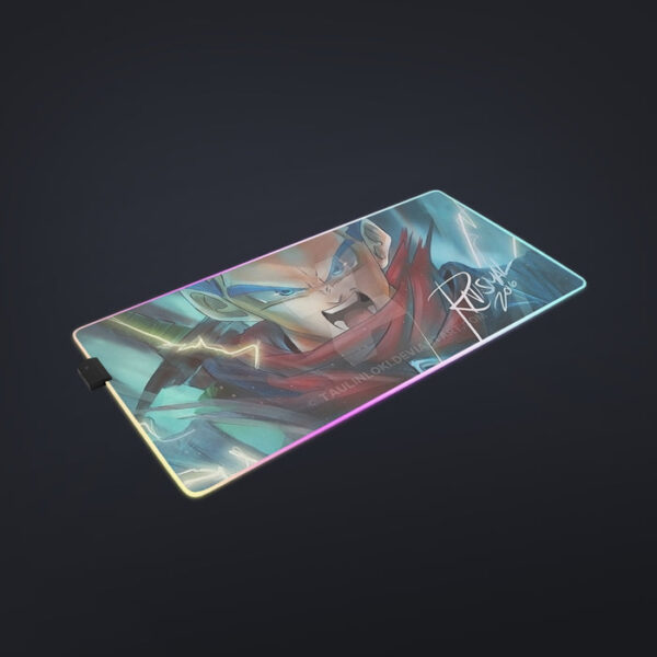 Dragon Ball Super Future Trunks Rage cool LED  Mouse Pad