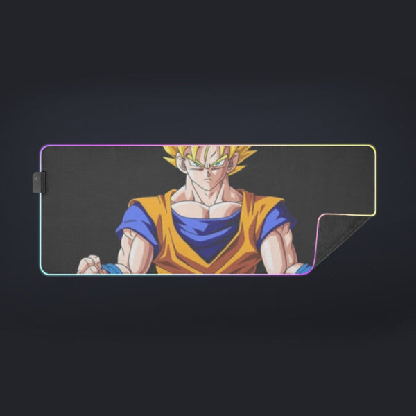 Goku Transformation Thunder Black Super Saiyan cool  LED  Mouse Pad