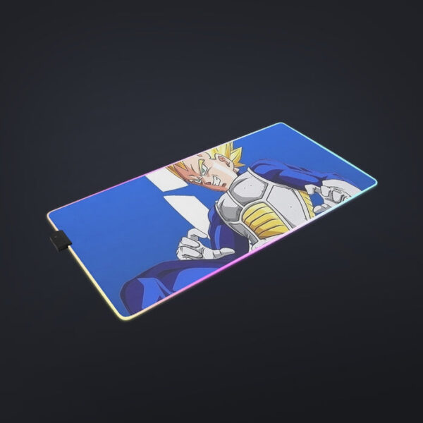 Vegeta With Background Word Dragon Ball cool LED  Mouse Pad