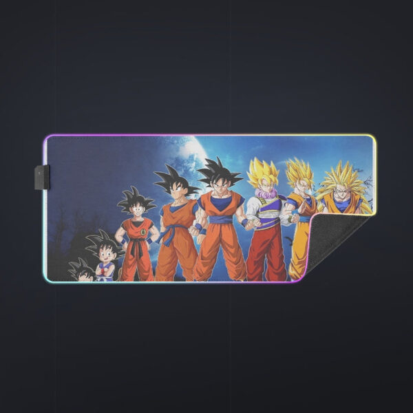 Dragon Ball Z Cool Goku Super Saiyan Transformation cool LED Mouse Pad