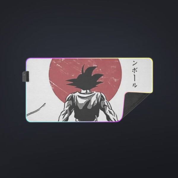 Goku With Red Moon Dragon Ball cool LED  Mouse Pad