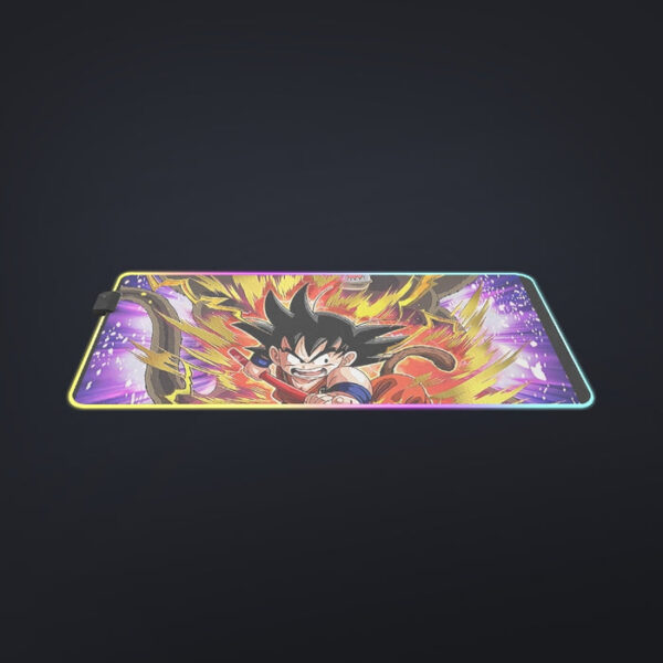 Great Ape Monkey Warrior Angry Kid Goku Fighting 3D cool LED Mouse Pad