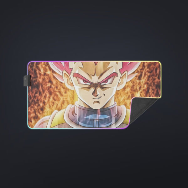 Dragon Ball Super Saiyan God Red Vegeta Cool Casual cool LED Mouse Pad