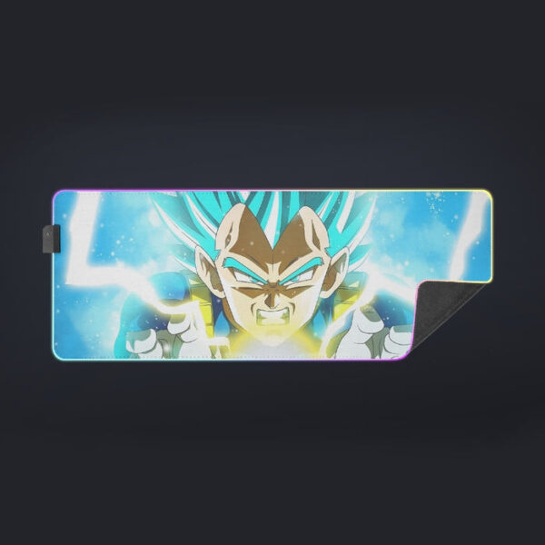 Dragon Ball Blue Vegeta Super Saiyan God Kamehameha cool LED Mouse Pad