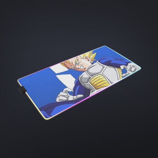 Vegeta With Background Word Dragon Ball cool LED  Mouse Pad