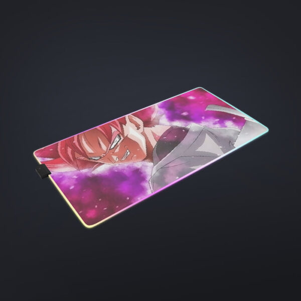 Dragon Ball Super Black Goku Rose Impaled Trunks Sword cool LED Mouse Pad