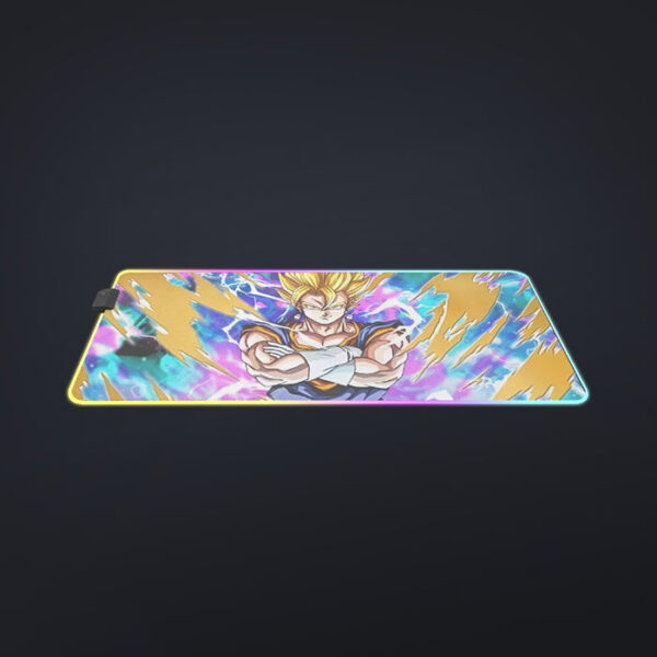 Dragon Ball Vegito Super Power Aura Thunder Earing Super Saiyan cool LED  Mouse Pad