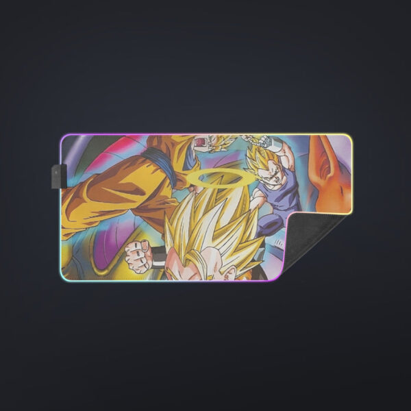 Dragon Ball Super Gogeta Super Saiyan Fusion Streetwear Design cool LED Mouse Pad